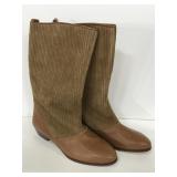 Beene Bag Leather Uppers tan boots