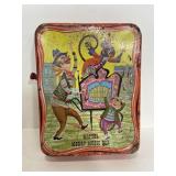 Vintage Mattel Merry Music Box metal tin