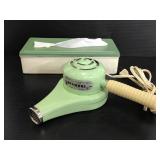 Vintage Kenmore blow dryer & metal tissue box