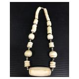 Bone necklace made in India