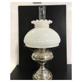 Ray O Perfection nickel plated oil lamp