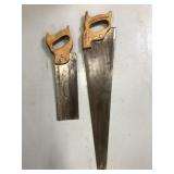 Two vintage saws