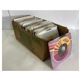 Box of 140+ 45 RPM records