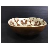 Floral ceramic bowl