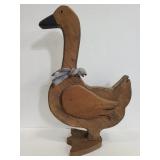 Rustic wood goose art