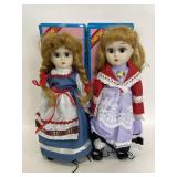 Vintage Danville Hungarian & Dutch porcelain dolls