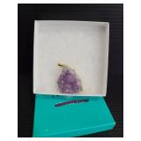 Purple amethyst pendant