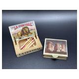 Pair of antique matchbooks
