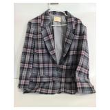 Vintage Pendleton virgin wool plaid blazer