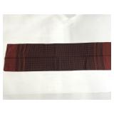 Baskin hand printed/rolled 100% silk Italian scarf