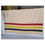 Vintage Hudson Bay-Style wool blanket