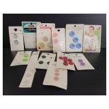 Vintage buttons partial cards