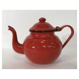 Western Due Leoni vintage enameled teapot