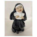 Vintage resin nun figure