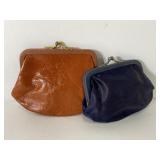 Pair of small vintage coin purses