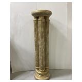 Ceramic column pedestal plant stand