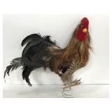 Perchable rooster decor