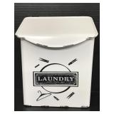 "Laundry" metal powder detergent wall holder