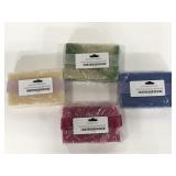 Four bars of cold pressed soap