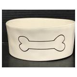 LTD Commodities ceramic dog bone pet bowl