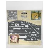 DecoArt Americana stencil in package