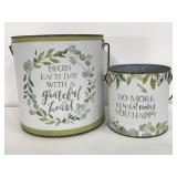 Primitives by Kathy metal decorated pals