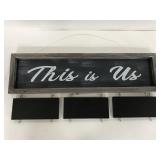 "This is Us" family wall sign