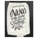Primitives by Kathy new "Nana spoiling" dish towel