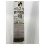 Unopened white wood w/ silver foil project paper