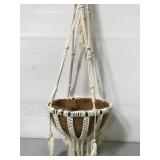 Macrame hanging planter