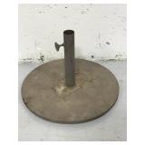 Metal patio umbrella stand