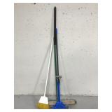 Household floor cleaning tool combo