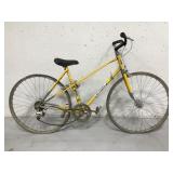 Vintage yellow Bottecchia bicycle