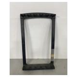Pool cue stick rack, wall mount w/ hardware
