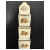 Ivanhoe vintage metal wall mount letter holder