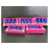 Five packs of vintage Christmas lights