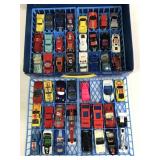 Hot Wheels and others toy cars in 48 Car Case