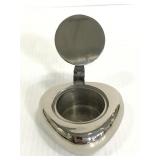 Chrome travel ashtray