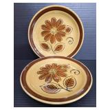 La Mesa stonware small plate pair