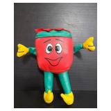 Vinyl plush tomato character