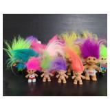 C9llection of 17 Trolls dolls