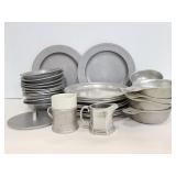 Collection of assorted Wilto Mount pewter dishes