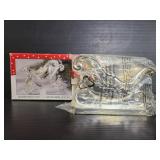 International Christmas silverplated napkin holder