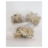 New metal gold star cutouts