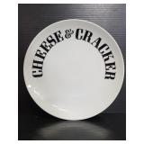 Cheese and Cracker porcelain plate by Shafford