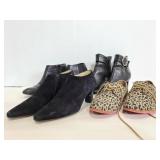 Four pairs of assorted style designer ladies shoes