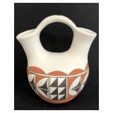 Vintage signed Mesa Verde wedding vase