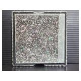 Silver beaded new coaster set