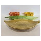 Chantel, Susan Wingets, & Tad leaf dishes