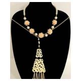 Two statement necklaces
